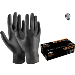 Gants jetables nitriles noir