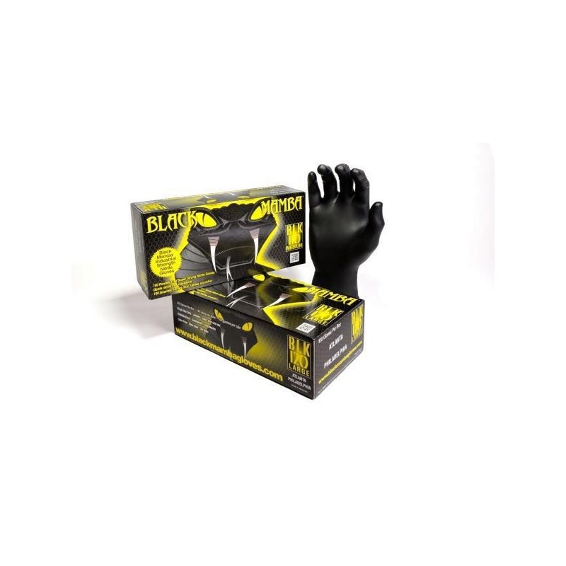 Gants nitriles BLACK MAMBA