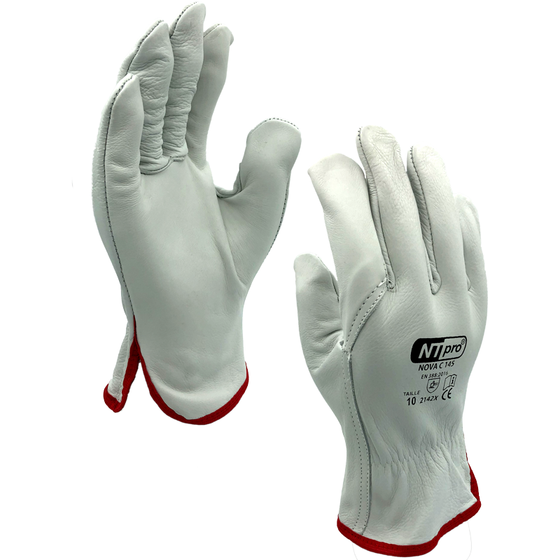 Gants cuir pleine fleur