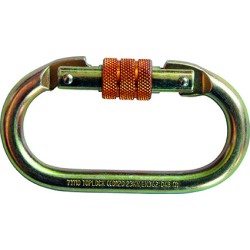 Mousqueton acier à vis