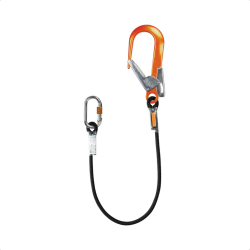 Longe de retenue simple avec connecteur alu