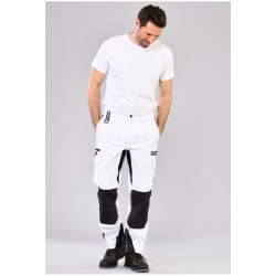 Pantalon BATIWORK Blanc