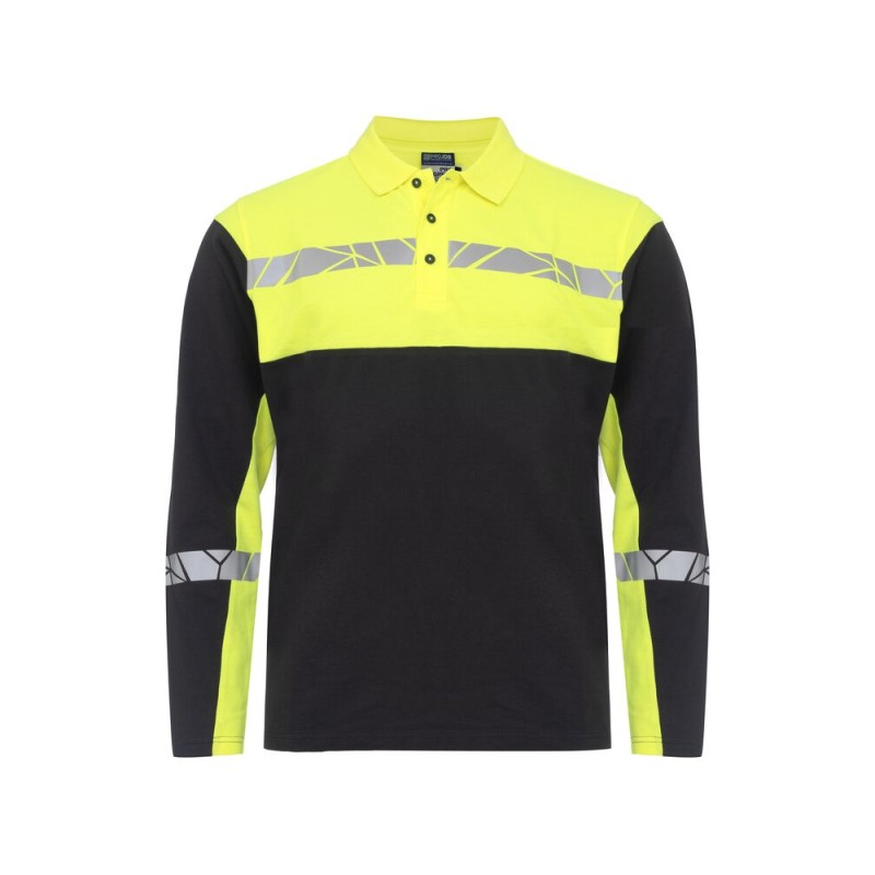 Polo piqué Progression manches longues