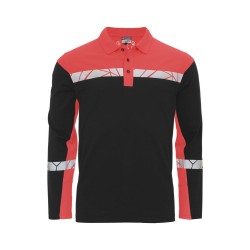 Polo piqué Progression manches longues