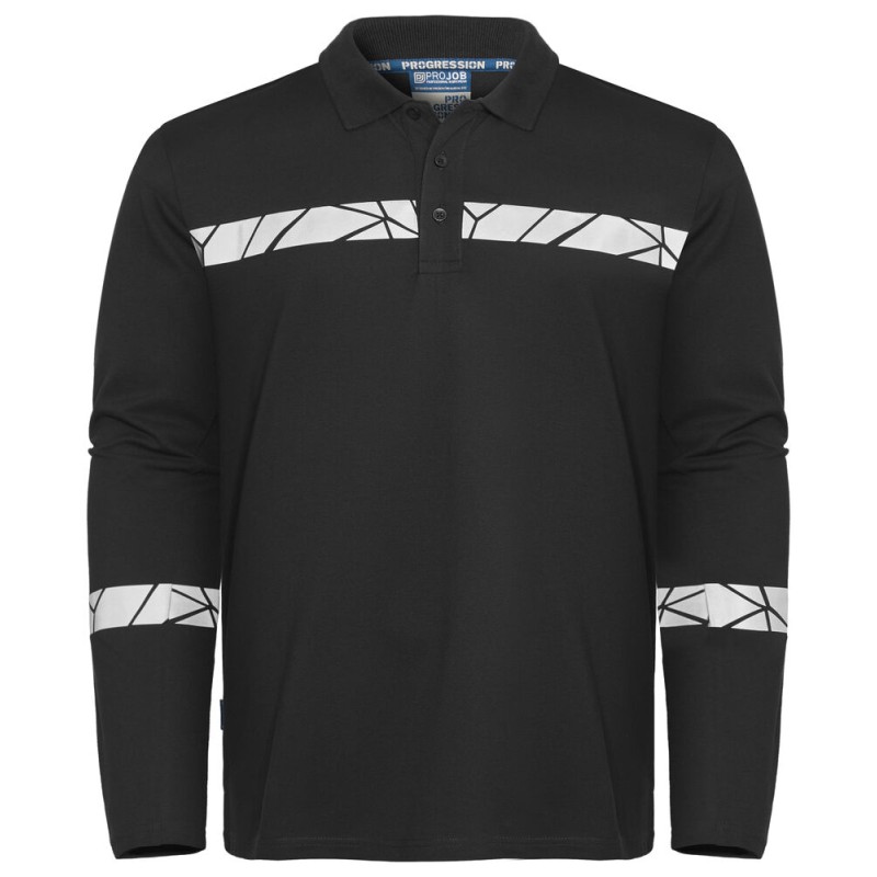 Polo piqué Progression manches longues