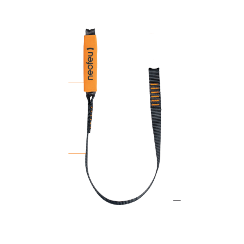 Longe sangle avec absorbeur nu