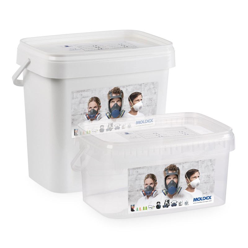Boite de stockage pour masque complet ou demi-masque