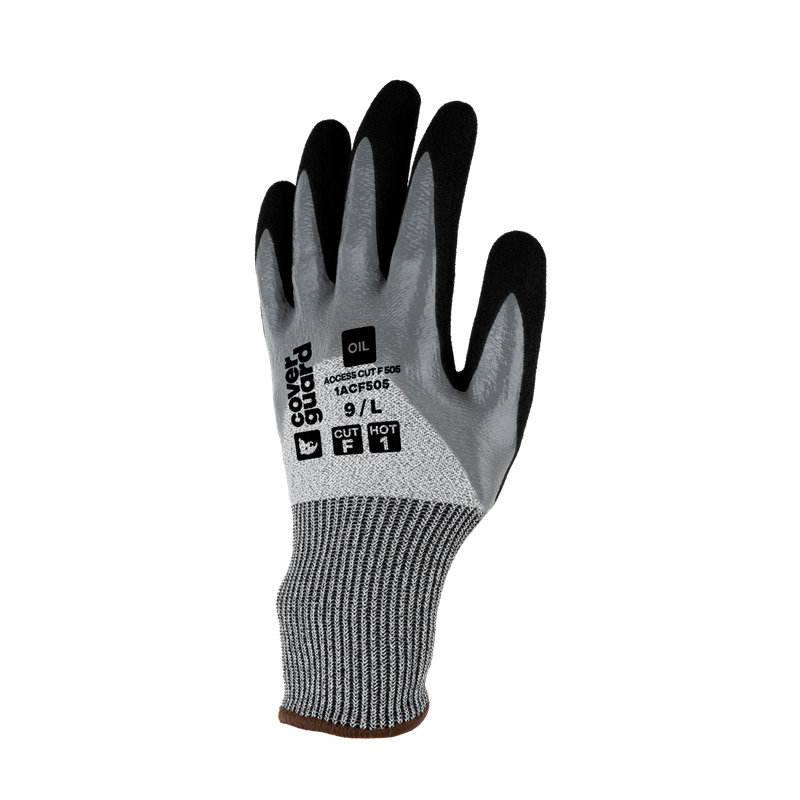 Gant anticoupure F double enduction nitrile
