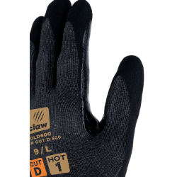 Gant anticoupure D jauge 18 enduit nitrile sandy