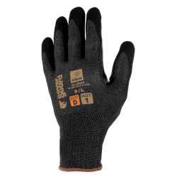 Gant anticoupure D jauge 18 enduit nitrile sandy