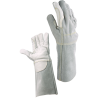 gant soudeur paume fleur de bovin dos croûte, manchette 15 cm, cousu aramide.