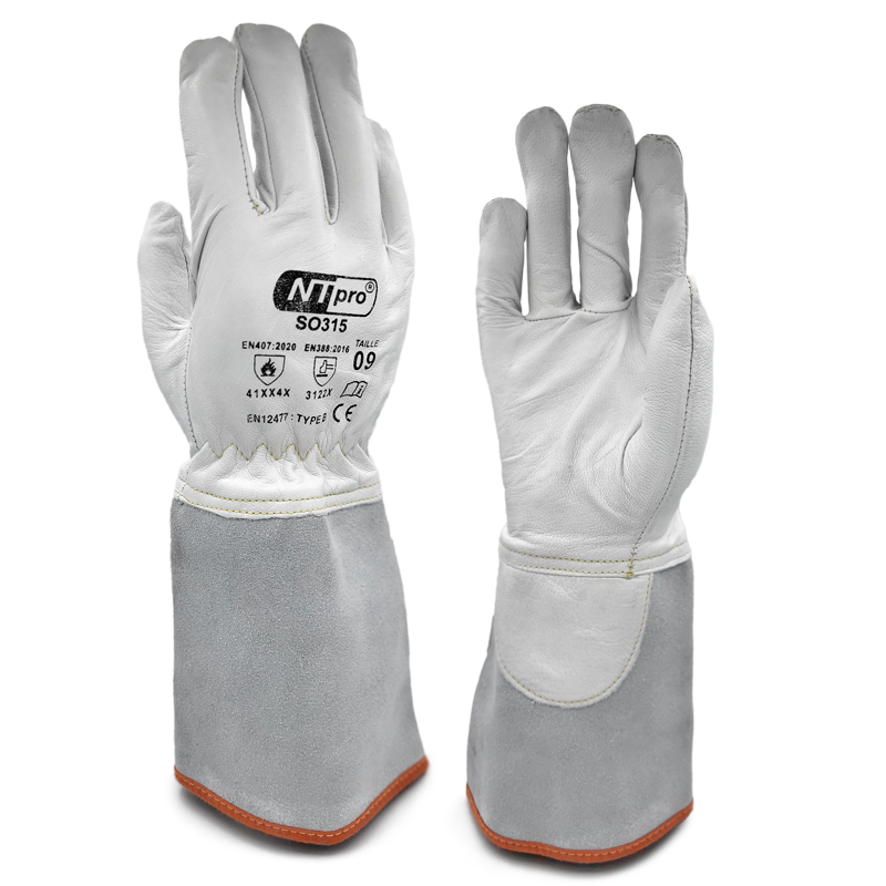 Gant soudeur fleur de caprin