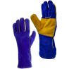 Gants soudeur bleu