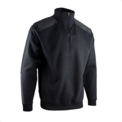Sweat molleton renforcé avec col camionneur