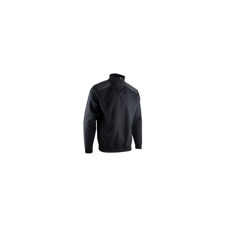 Sweat molleton renforcé avec col camionneur
