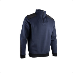 Sweat molleton renforcé avec col camionneur
