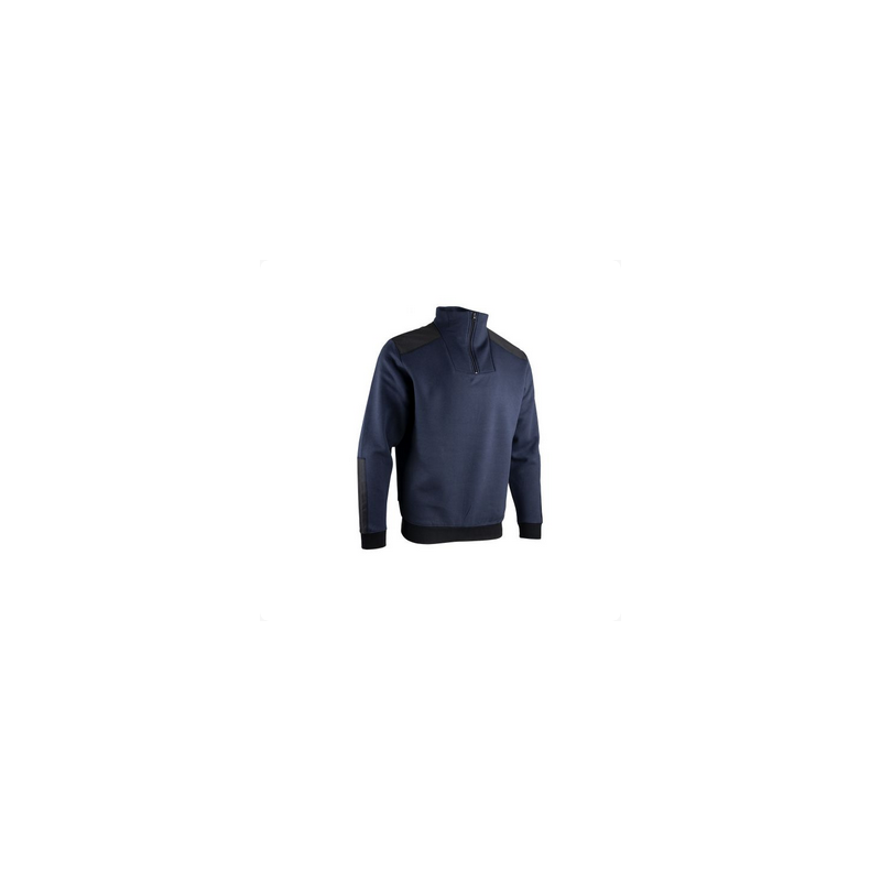 Sweat molleton renforcé avec col camionneur