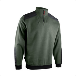 Sweat molleton renforcé avec col camionneur