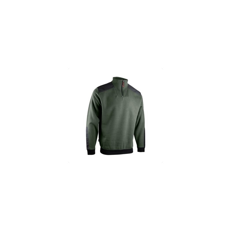 Sweat molleton renforcé avec col camionneur