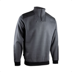 Sweat molleton renforcé avec col camionneur