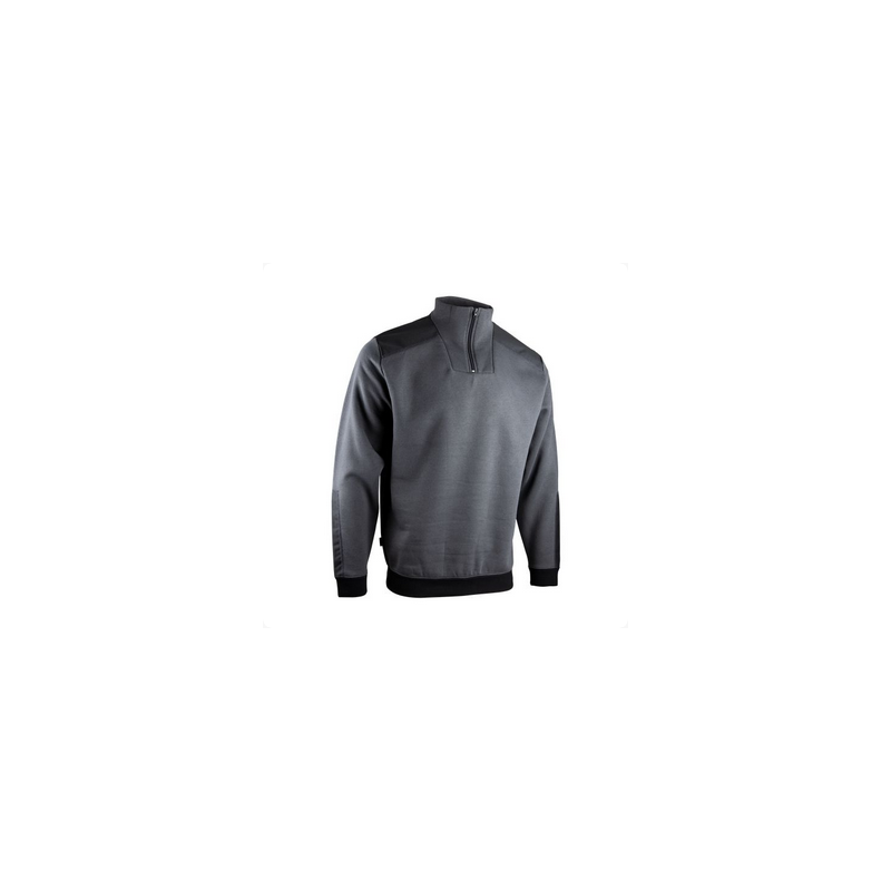 Sweat molleton renforcé avec col camionneur