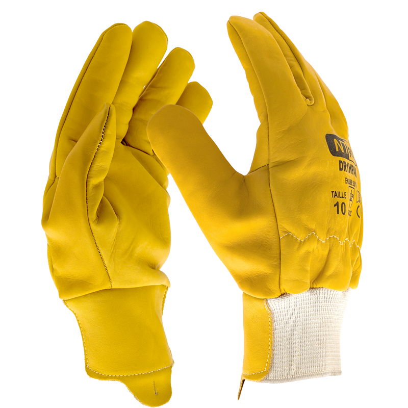Gants cuir anticoupure