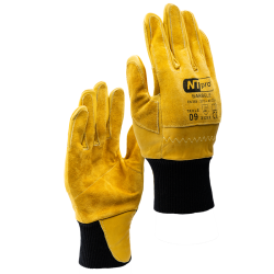 Gants cuir special barbele