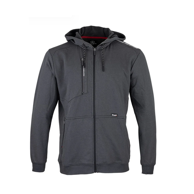 Sweat molleton zippé à capuche