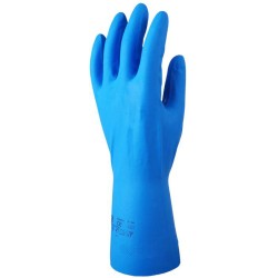 Gants acrylonitrile bleu