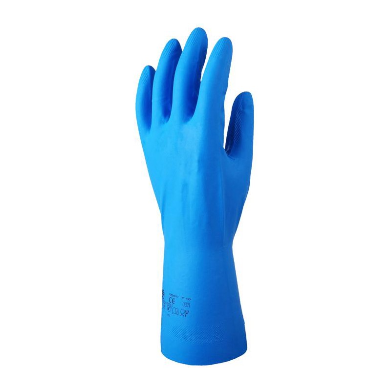 Gants acrylonitrile bleu