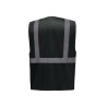 Gilet haute visibilité multipoches et zippé