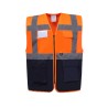 Gilet haute visibilité multipoches et zippé