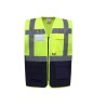 Gilet haute visibilité multipoches et zippé