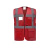 Gilet haute visibilité multipoches et zippé