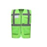 Gilet haute visibilité multipoches et zippé