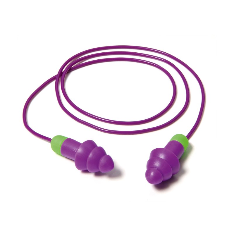 Bouchons d’oreilles lavables et réutilisables avec cordelette